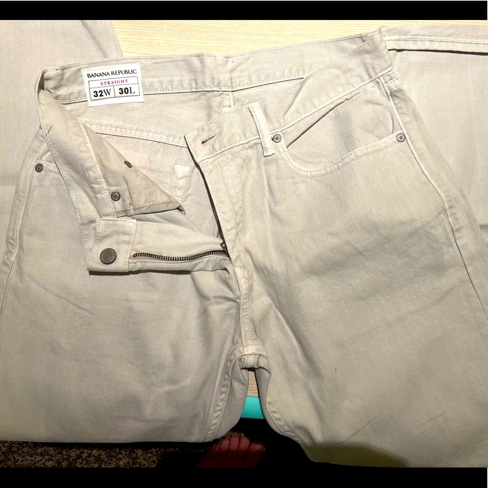 Banana Republic, straight jeans 32 x 30